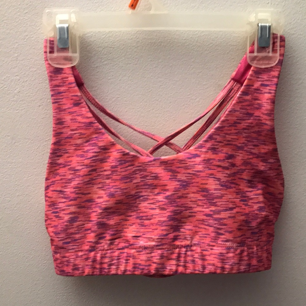 Multi color sports bra